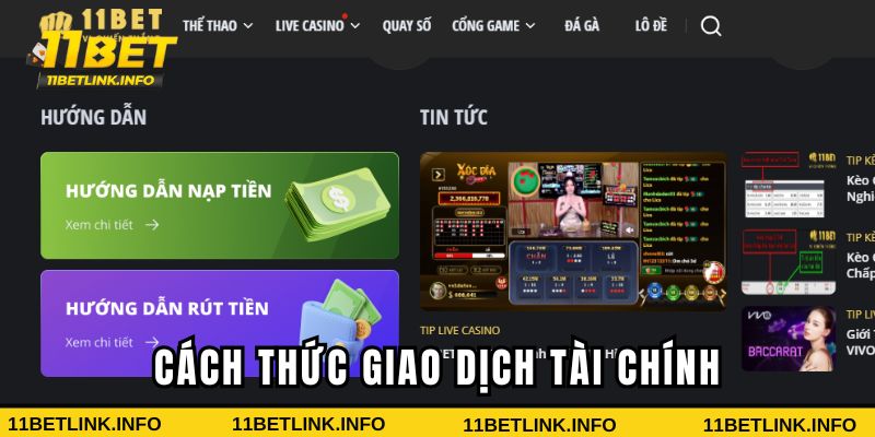 Cách thức giao dịch thanh toán nhanh chóng