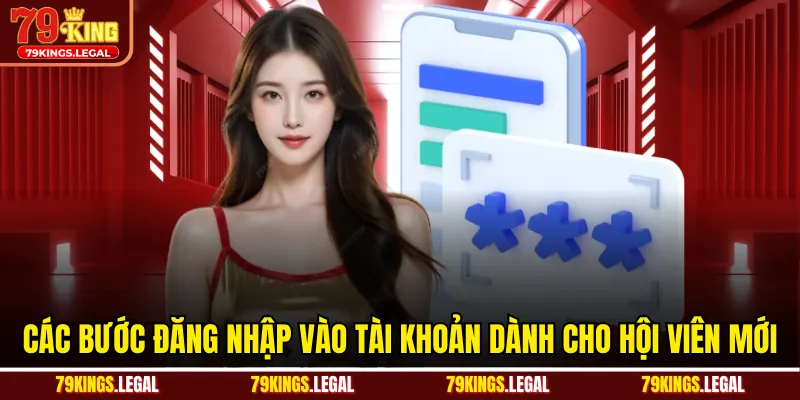 Các bước đăng nhập vào tài khoản dành cho hội viên mới