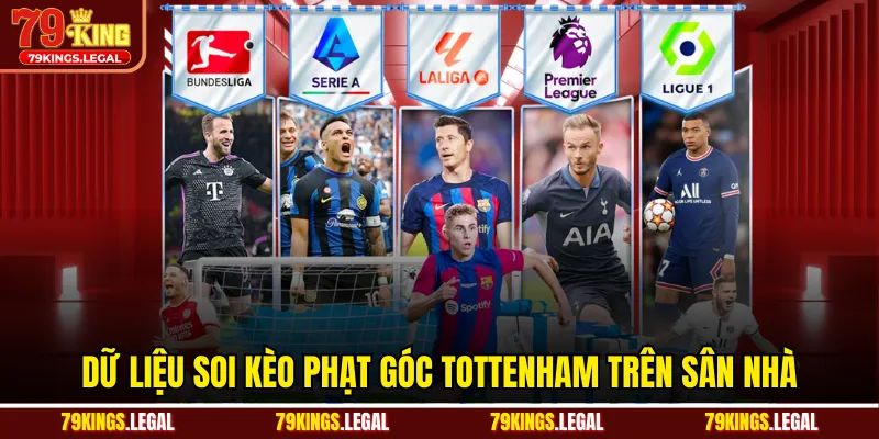 Dữ liệu soi kèo phạt góc Tottenham trên sân nhà